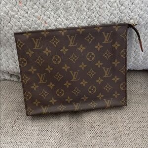 Louis Vuitton Classic Brown Monogram Toiletry Bag
